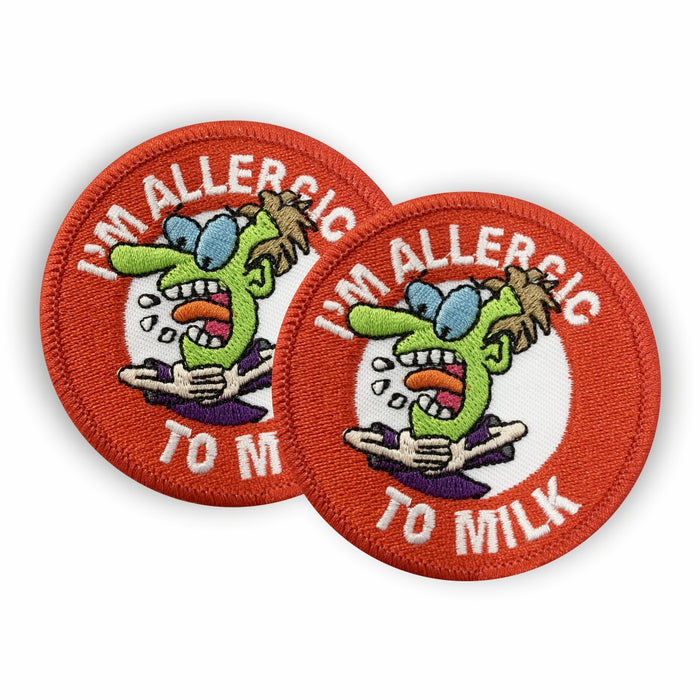 Milk Allergy Sew-on Patch/Badges