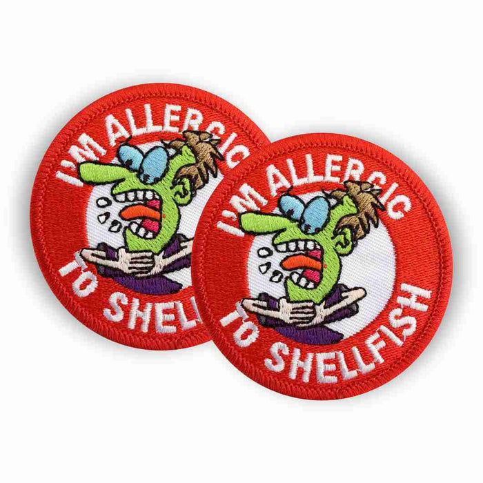 Shellfish Allergy Sew-on Patch/Badges