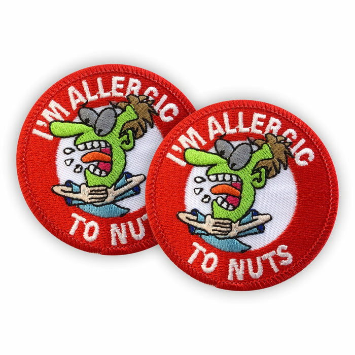 Nut Allergy Sew-on Patch/Badges