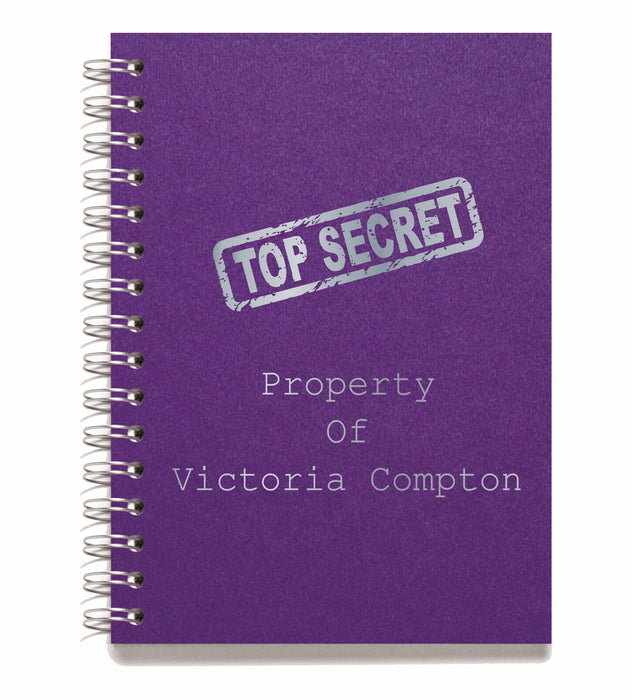 Personalised Wire Bound Note Books - Style C
