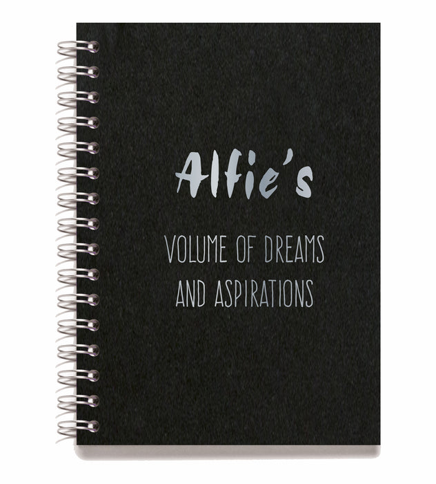 Personalised Wire Bound Note Books - Style D