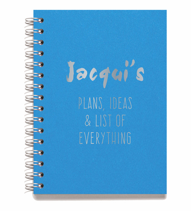 Personalised Wire Bound Note Books - Style E