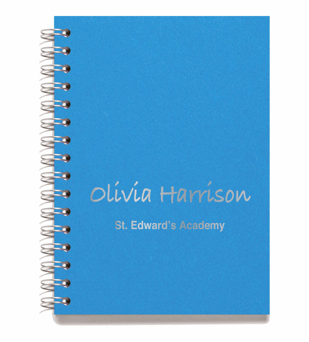 Personalised Wire Bound Note Books - Style F