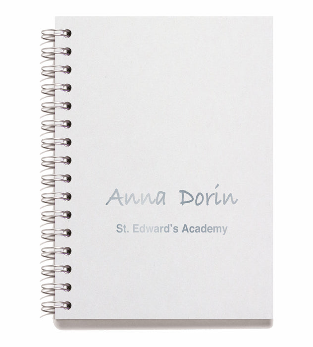 Personalised Wire Bound Note Books - Style F