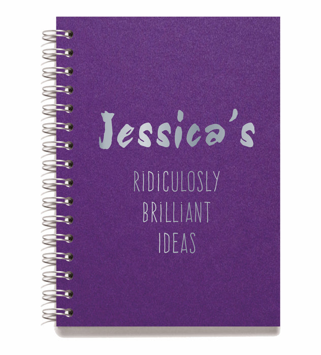 Personalised Wire Bound Note Books - Style i