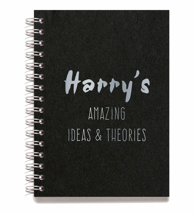 Personalised Wire Bound Note Books - Style J