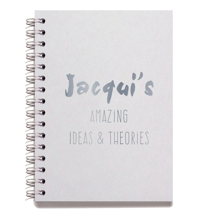 Personalised Wire Bound Note Books - Style J