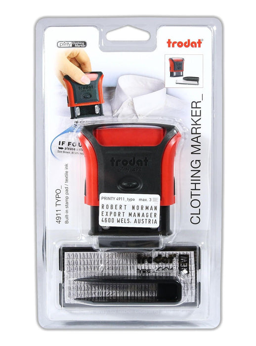 Trodat DIY Clothing Marker Stamp Kit